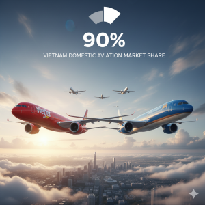 Vietjet (VJC) and Vietnam Airlines Control 90% of Aviation...