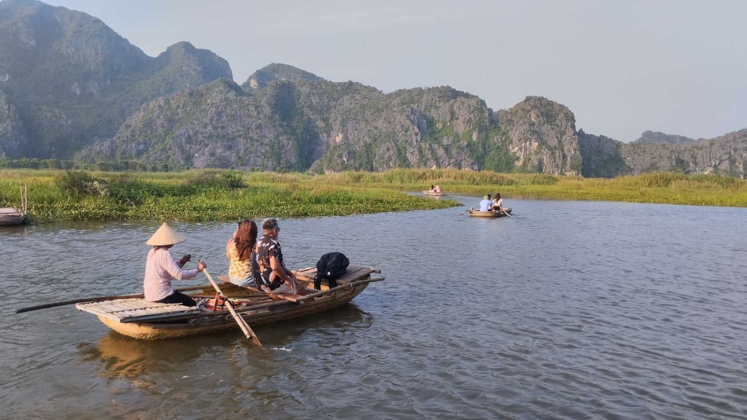 Van Long nature reserve boat ride