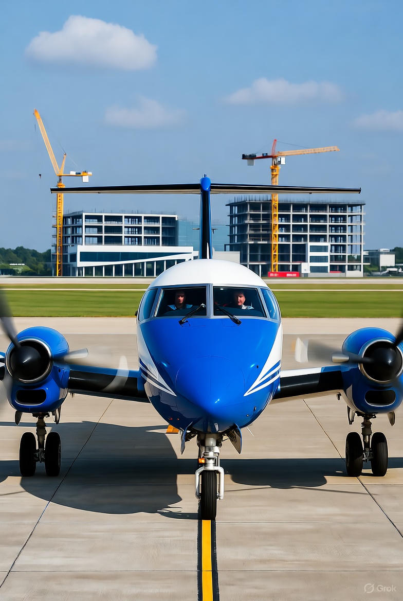 First-Ever Beechcraft B300 Test Flight at Vietnam's Long Thanh International Airport: A Milestone in Aviation Progress