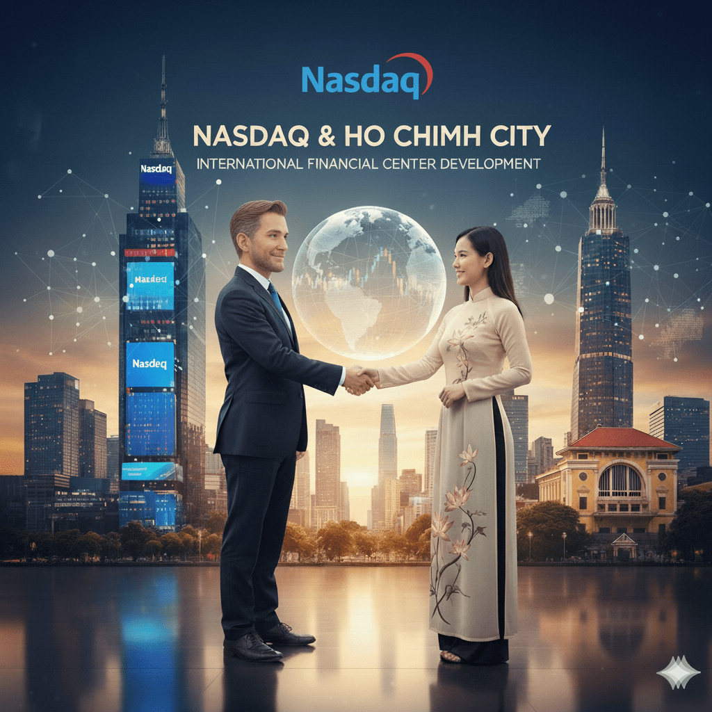 Nasdaq cooperates with Ho Chi Minh City to develop International Financial Center