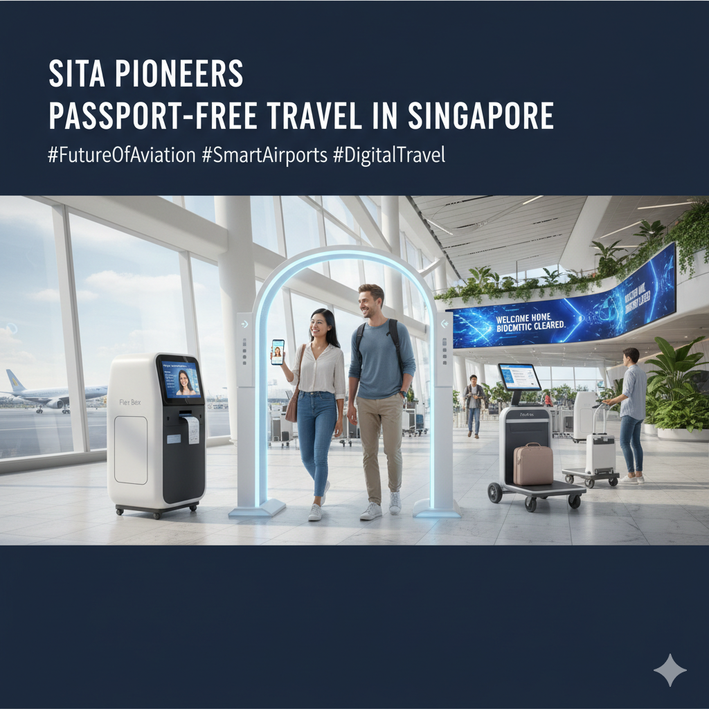 SITA Selects Singapore to Pioneer the Future of Passport-Free Travel